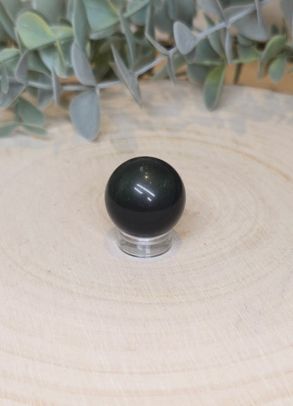 Sphère Obsidienne arc-en-ciel