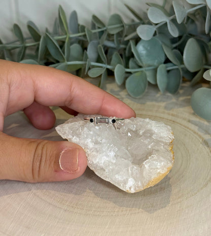 Bague Labradorite et Onyx rectangle et rond