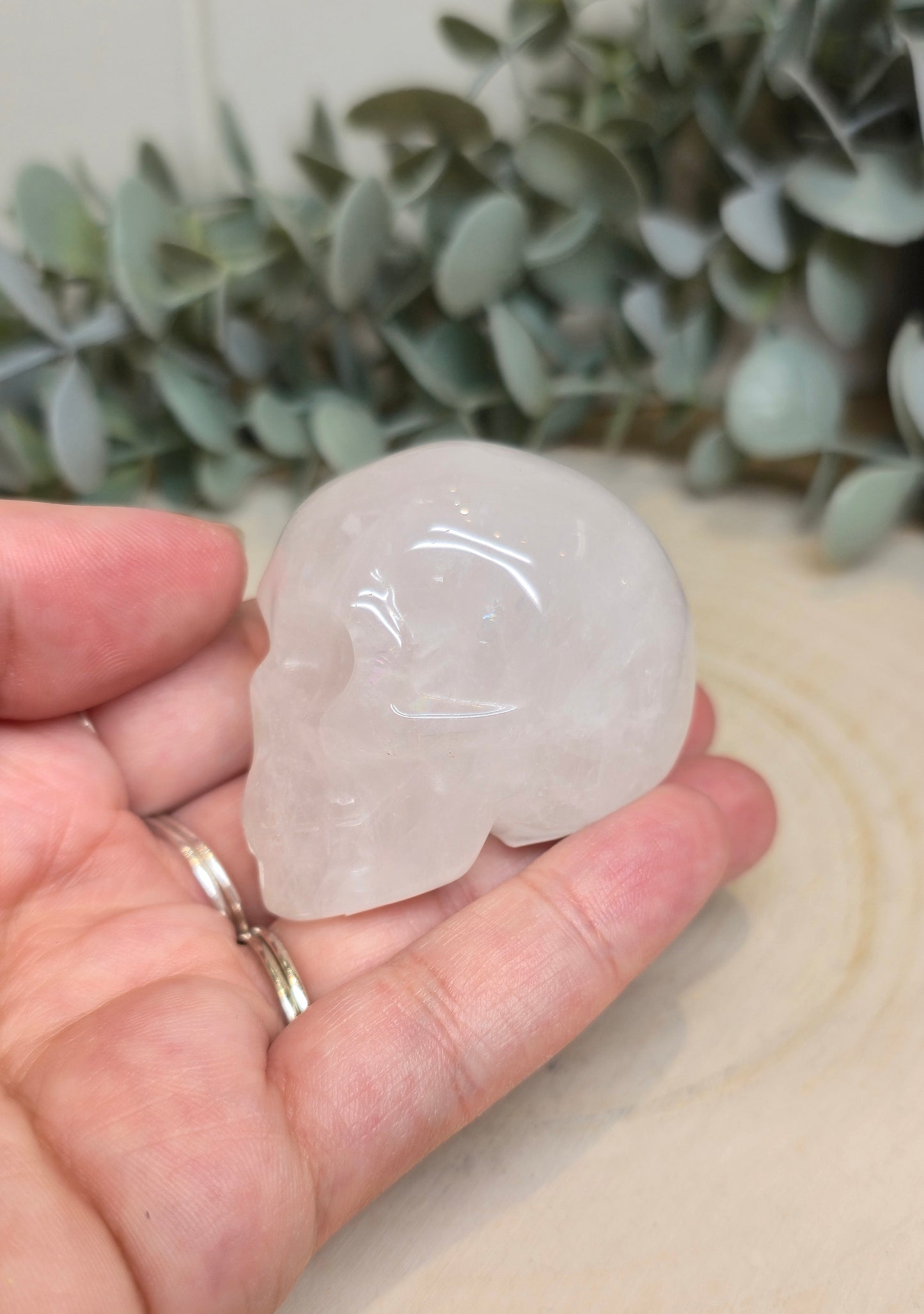Crâne Quartz clair