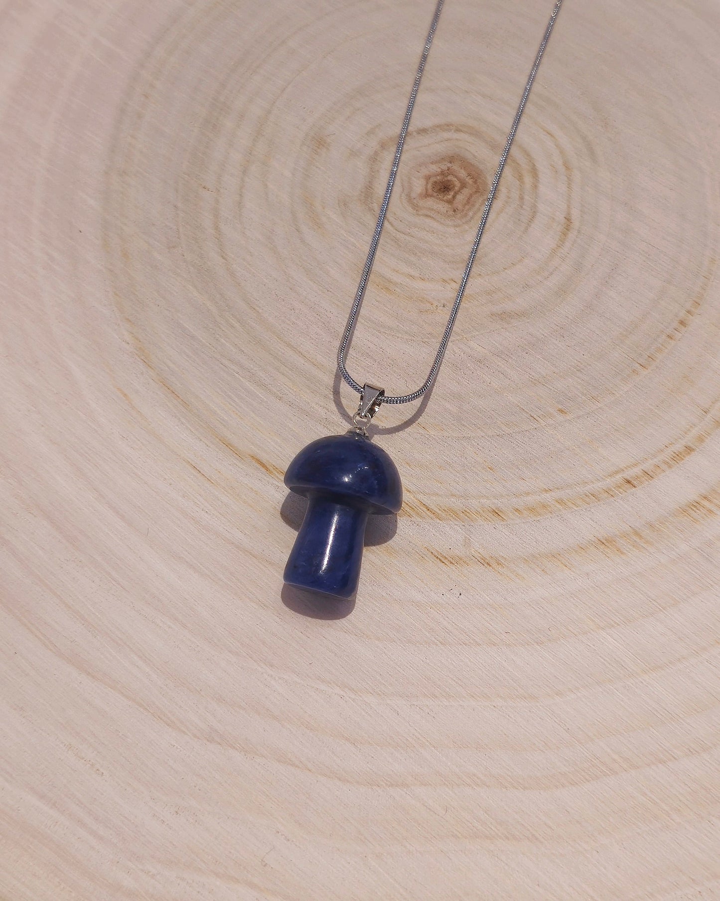 Collier Champignon Sodalite