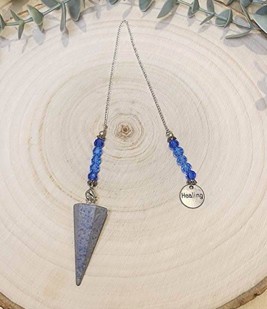 Pendule Dumortierite