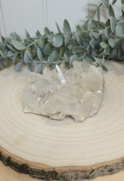 Amas de Quartz clair d'Inde