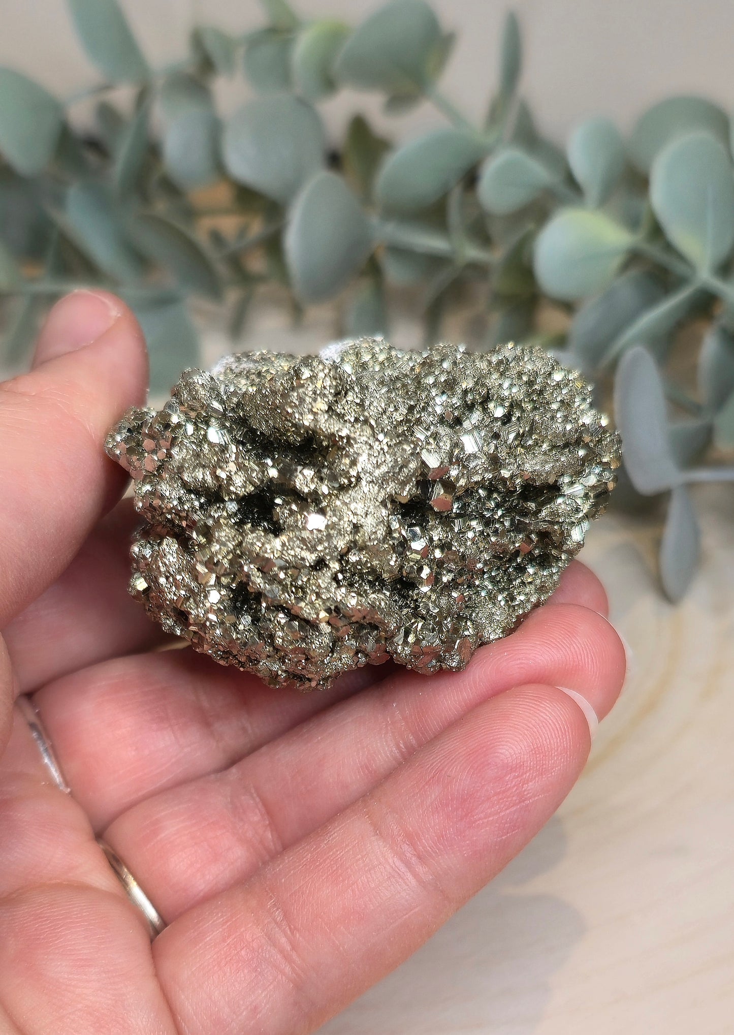 Pyrite brute du Pérou