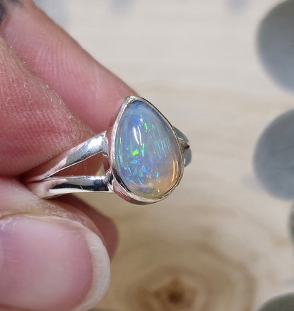 Bague Opale d'Éthiopie