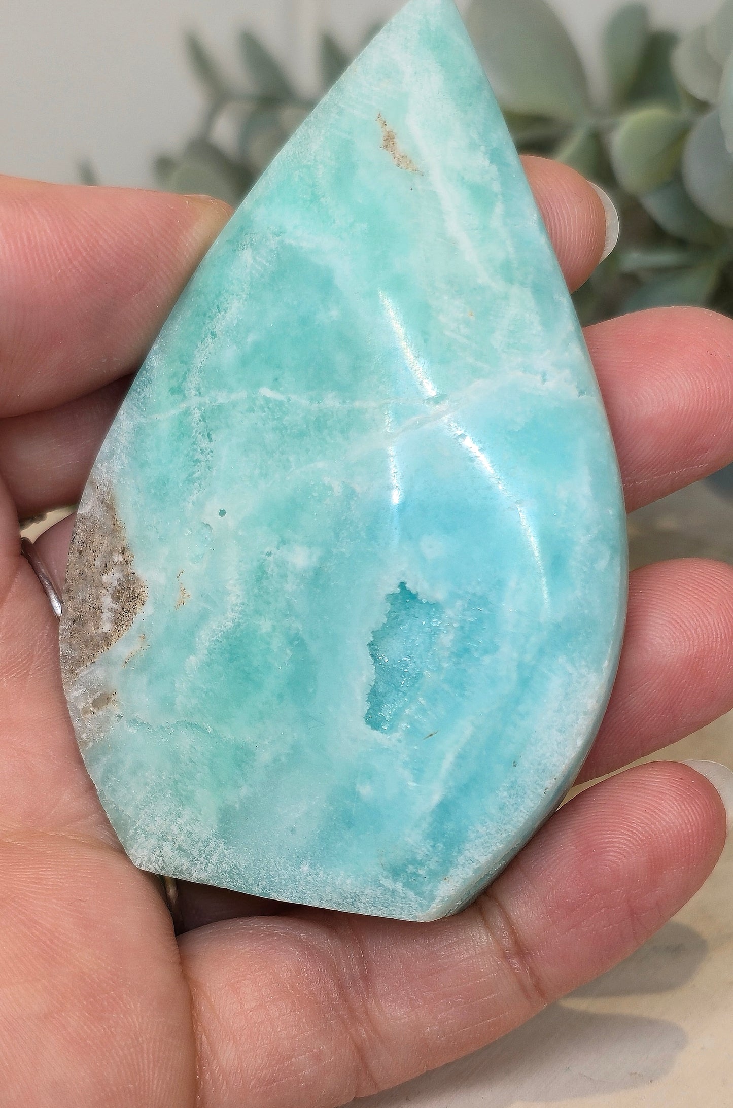 Flamme en Hémimorphite