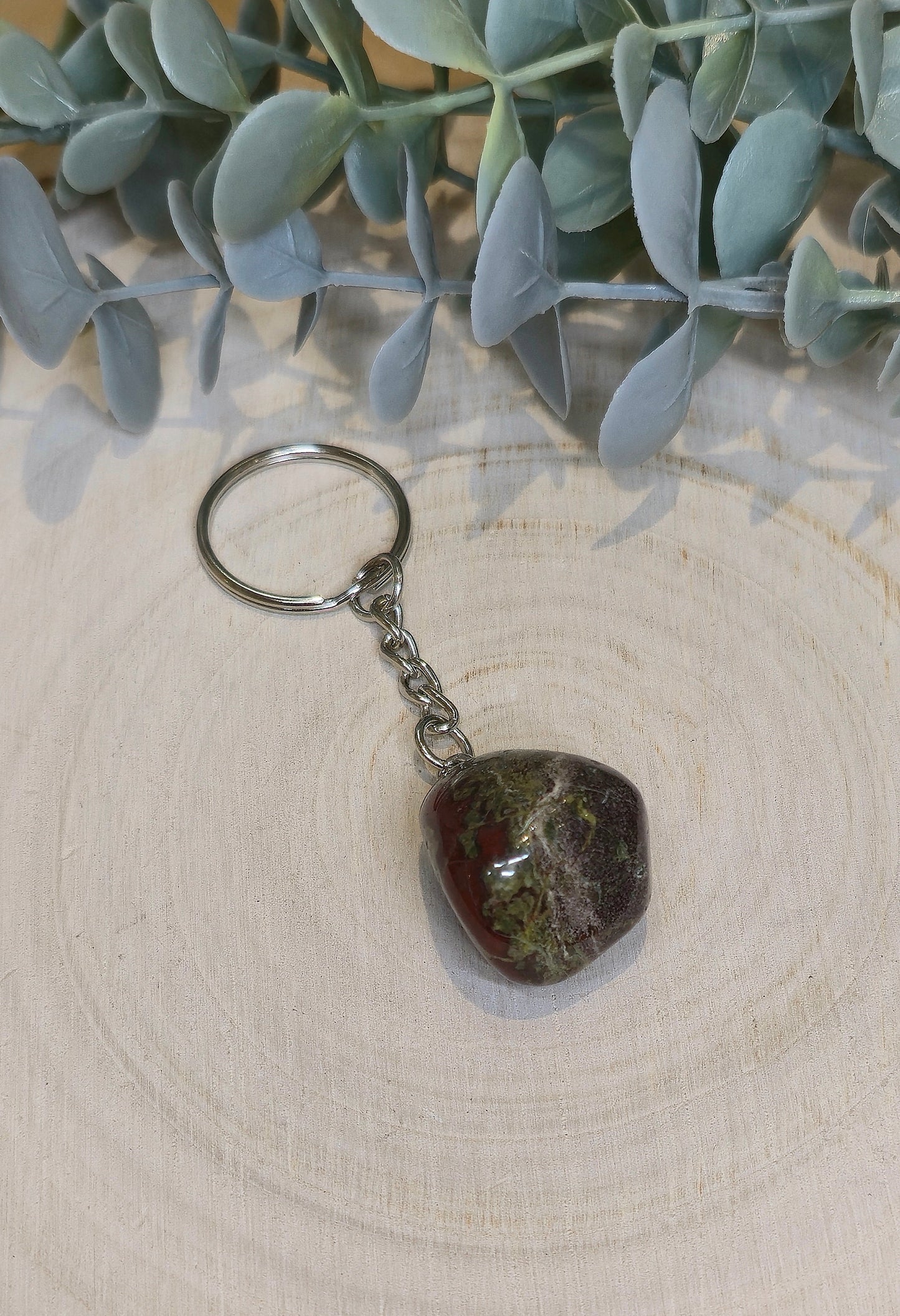 Porte-clé avec Pierre barattée