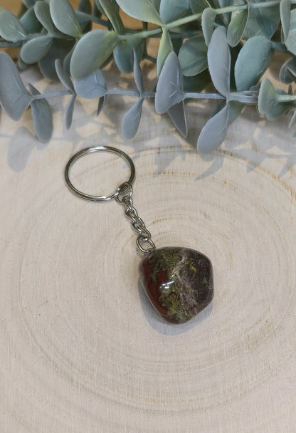 Porte-clé avec Pierre barattée