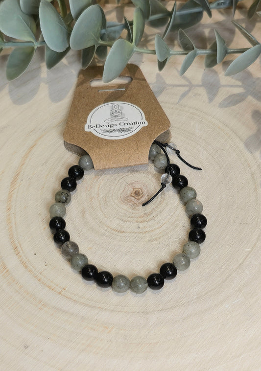 Bracelet avec pierres - création unique