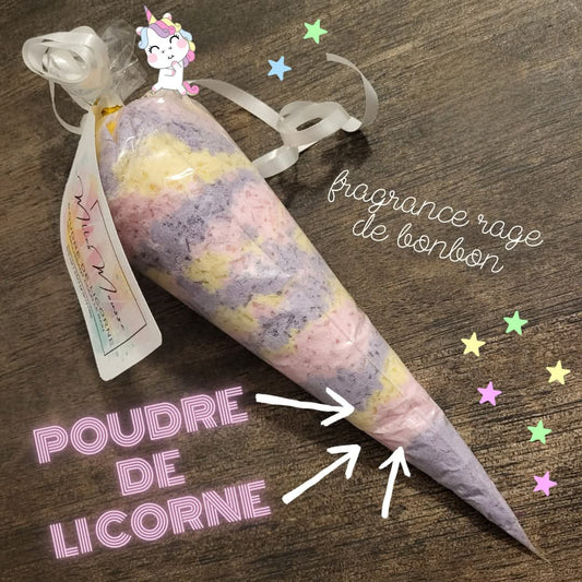 Sel de bain moussant Poudre de Licorne