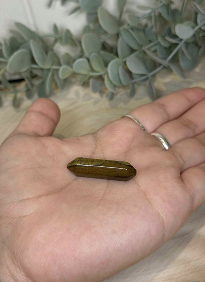 Mini Double Pointe en Oeil de tigre