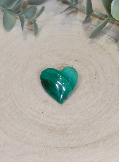 Coeur en Malachite