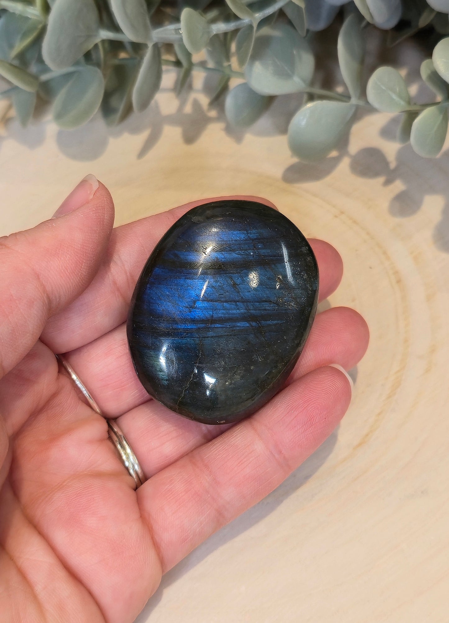 Pierre de paume en Labradorite