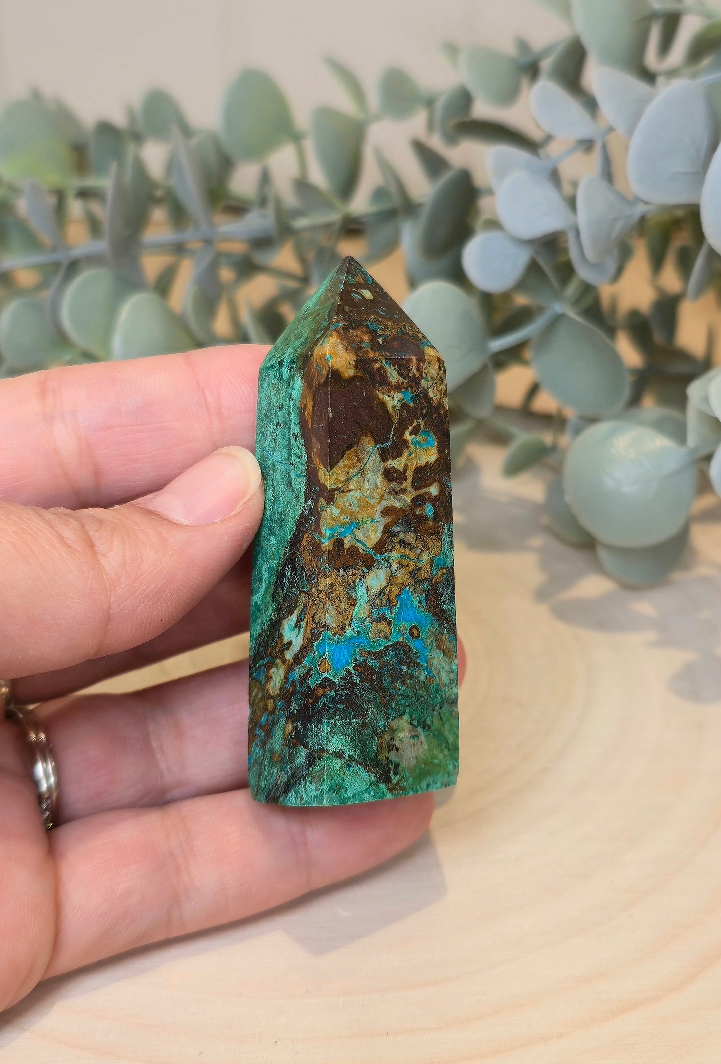 Pointe Azurite Malachite