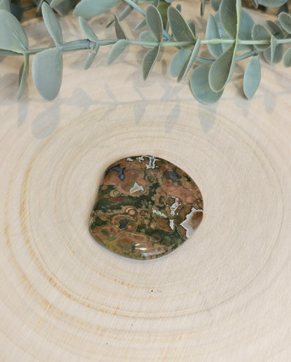 Pierre de paume mince Rhyolite