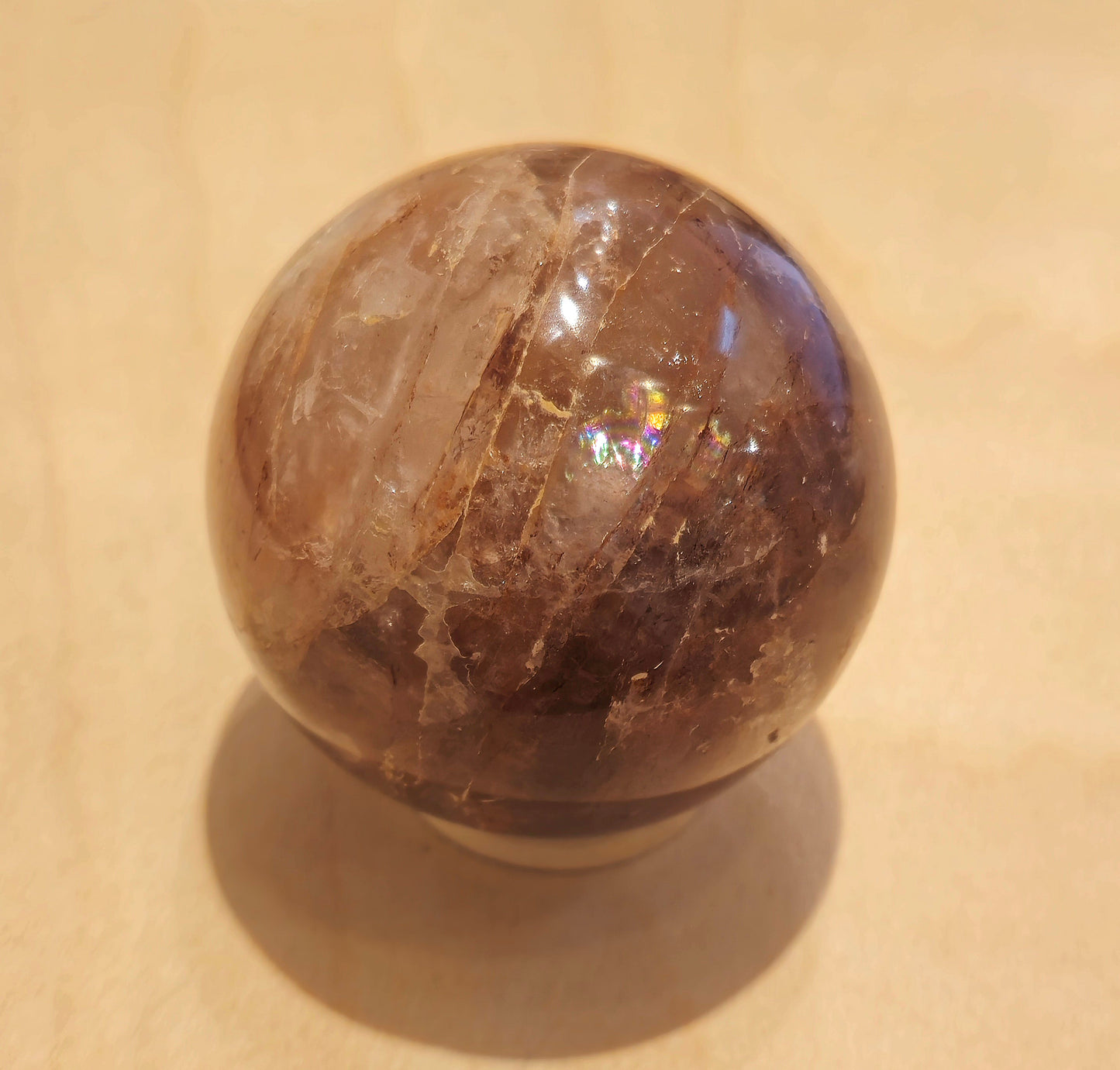 Sphère Quartz feu