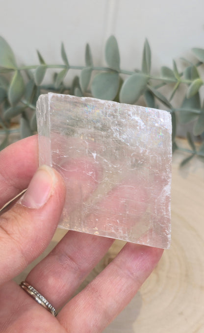 Cube de Calcite optique claire