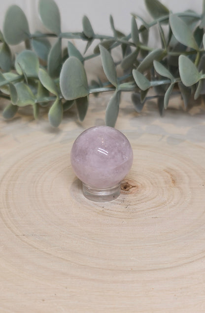 Sphère Quartz lavande