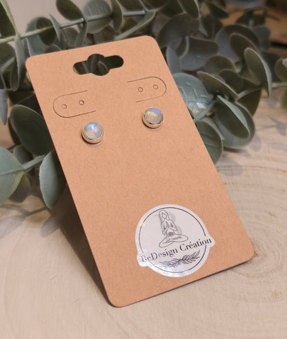 Boucles d'oreilles Pierre de lune