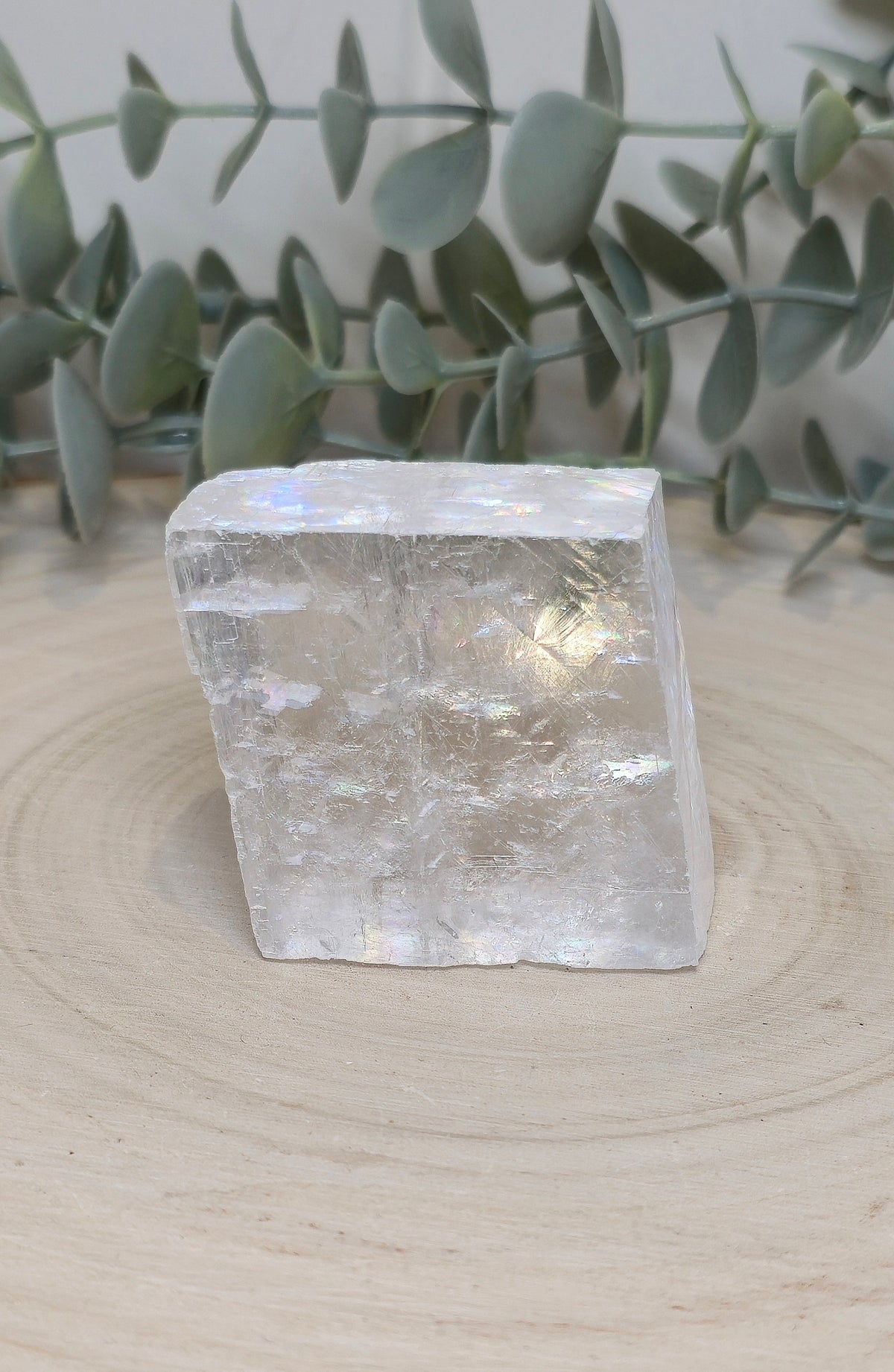 Cube de Calcite optique claire