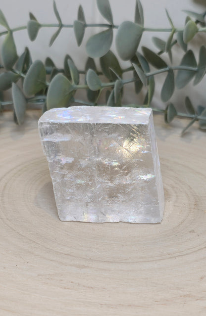 Cube de Calcite optique claire