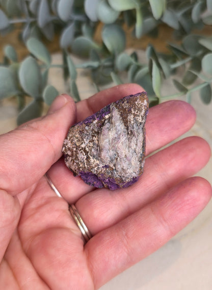Purpurite brute du Brésil