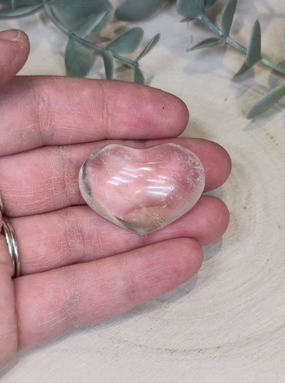 Coeur en Quartz clair