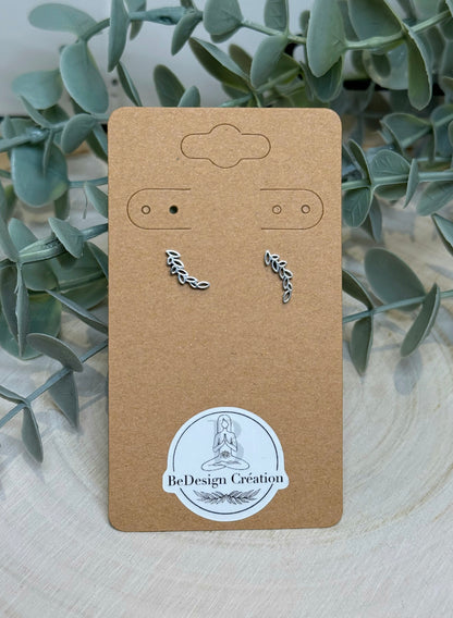 Boucles d’oreilles Feuillage