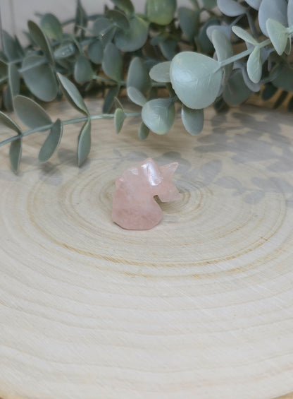 Licorne Quartz rose