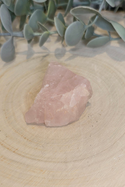 Quartz rose brute