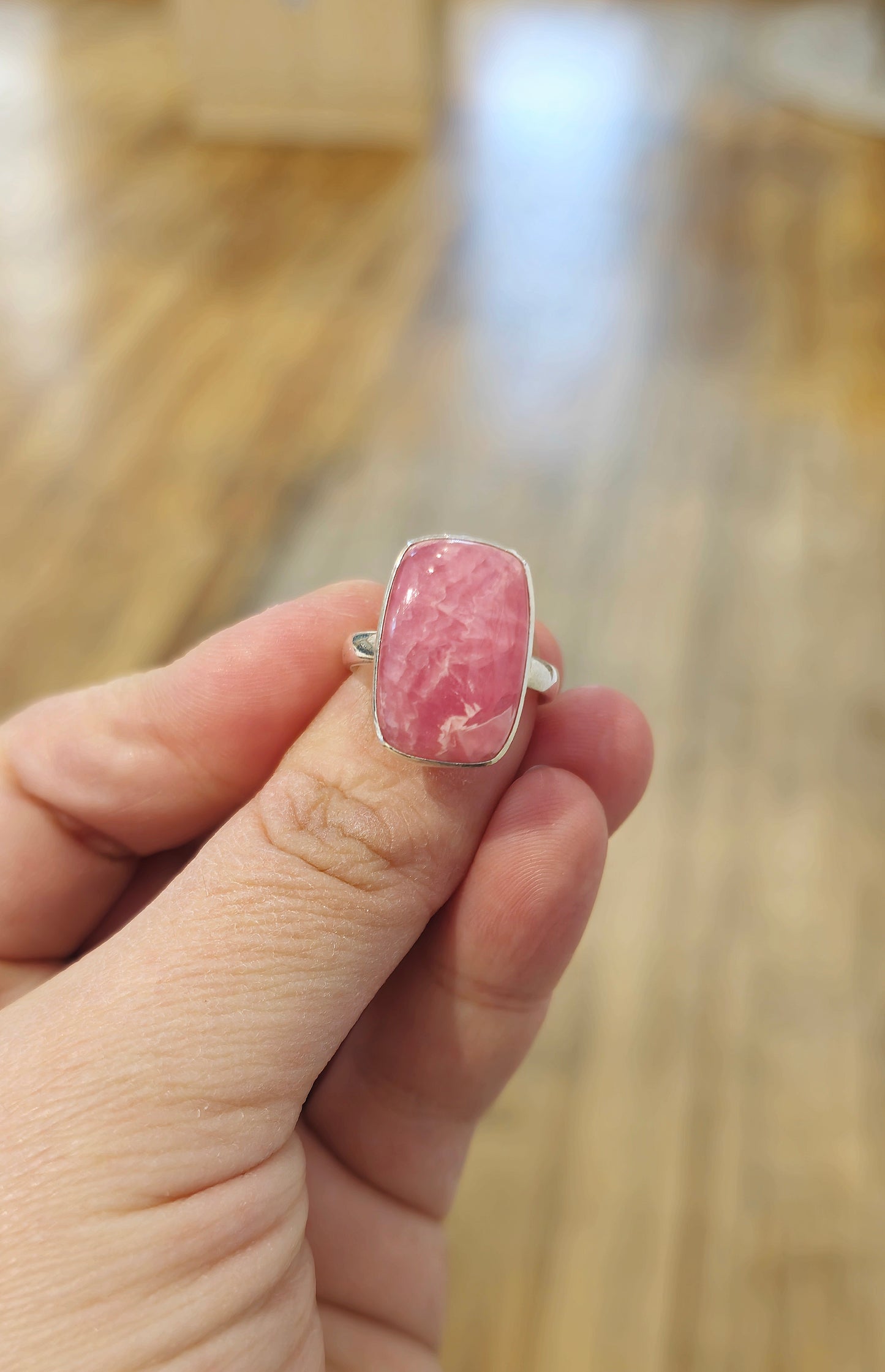 Bague Rhodochrosite