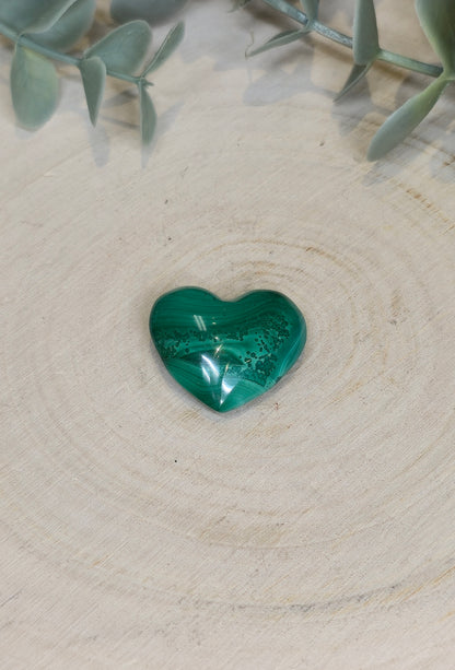 Coeur en Malachite