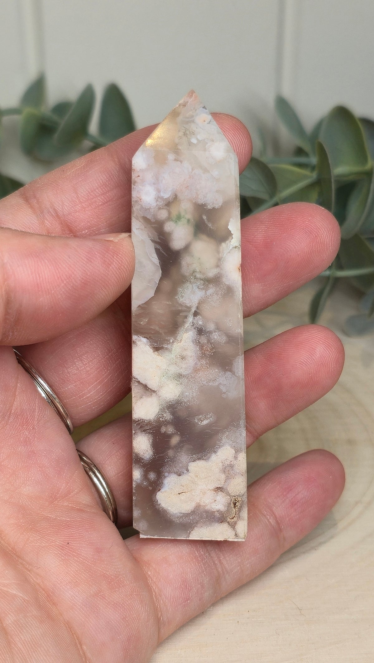 Pointe en Agate fleur