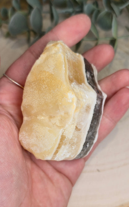 Calcite zébré brute du Mexique