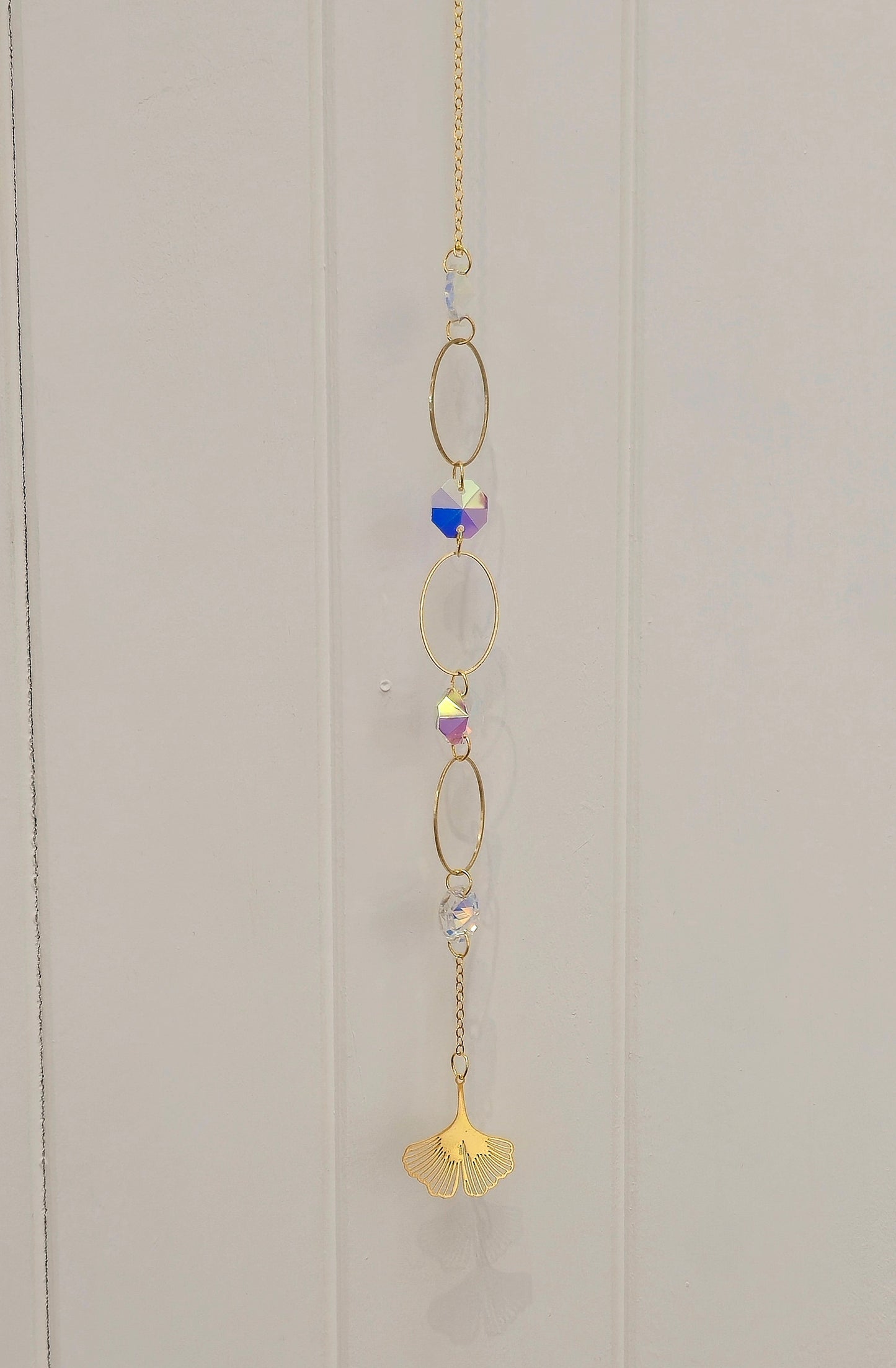 Capteur de lumière cristaux Ginkgo