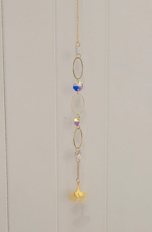 Capteur de lumière cristaux Ginkgo