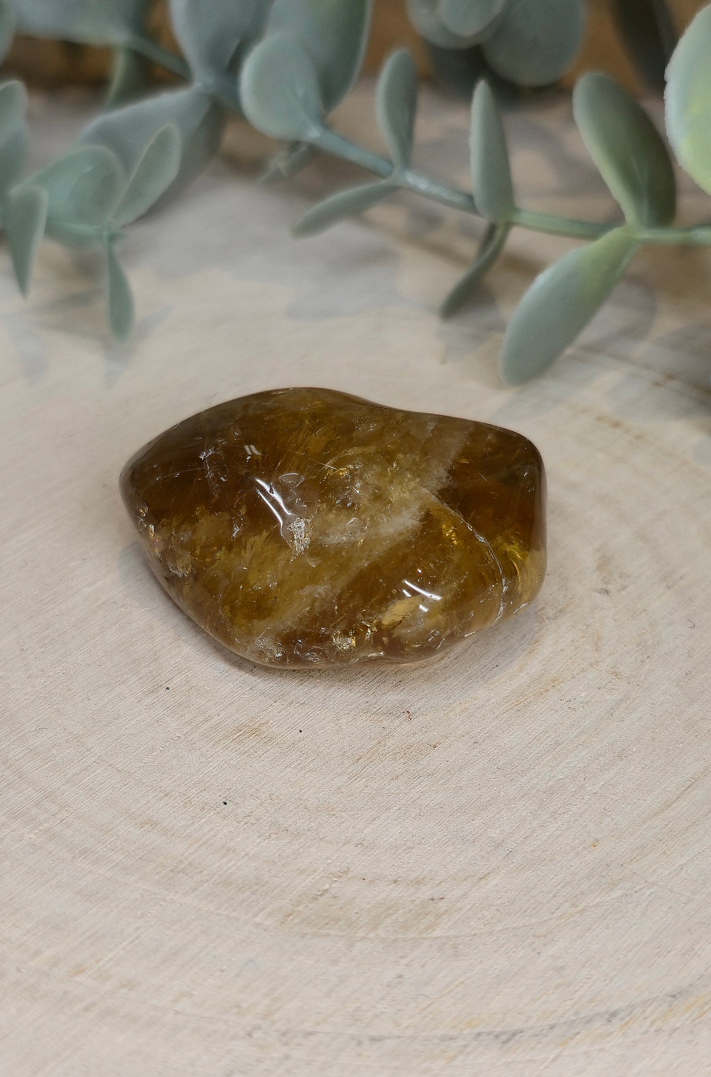 Citrine naturelle du Brésil grade extra barattée