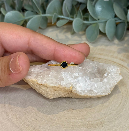 Bague Onyx gold