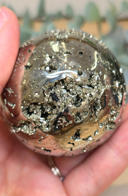 Sphère en Pyrite du Pérou