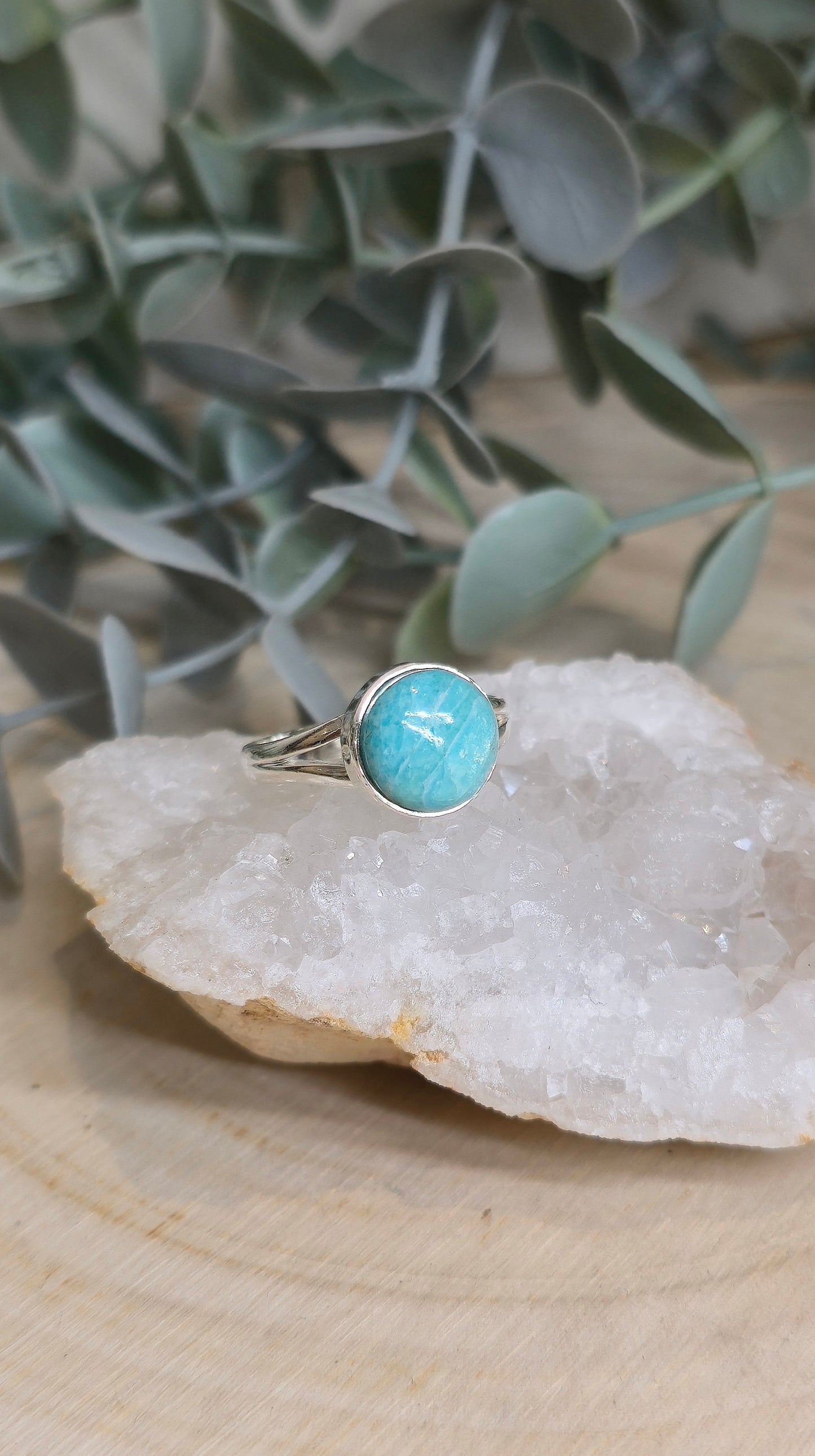 Bague Amazonite