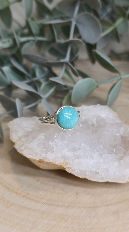 Bague Amazonite