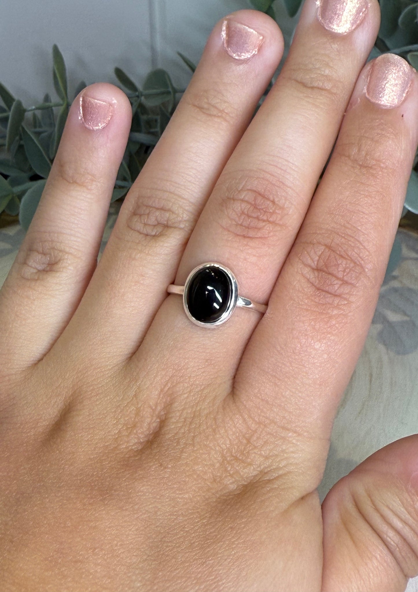 Bague Onyx ovale