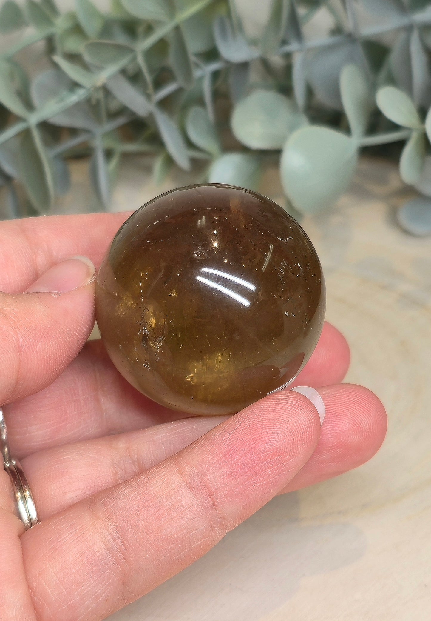 Sphère Citrine Naturelle
