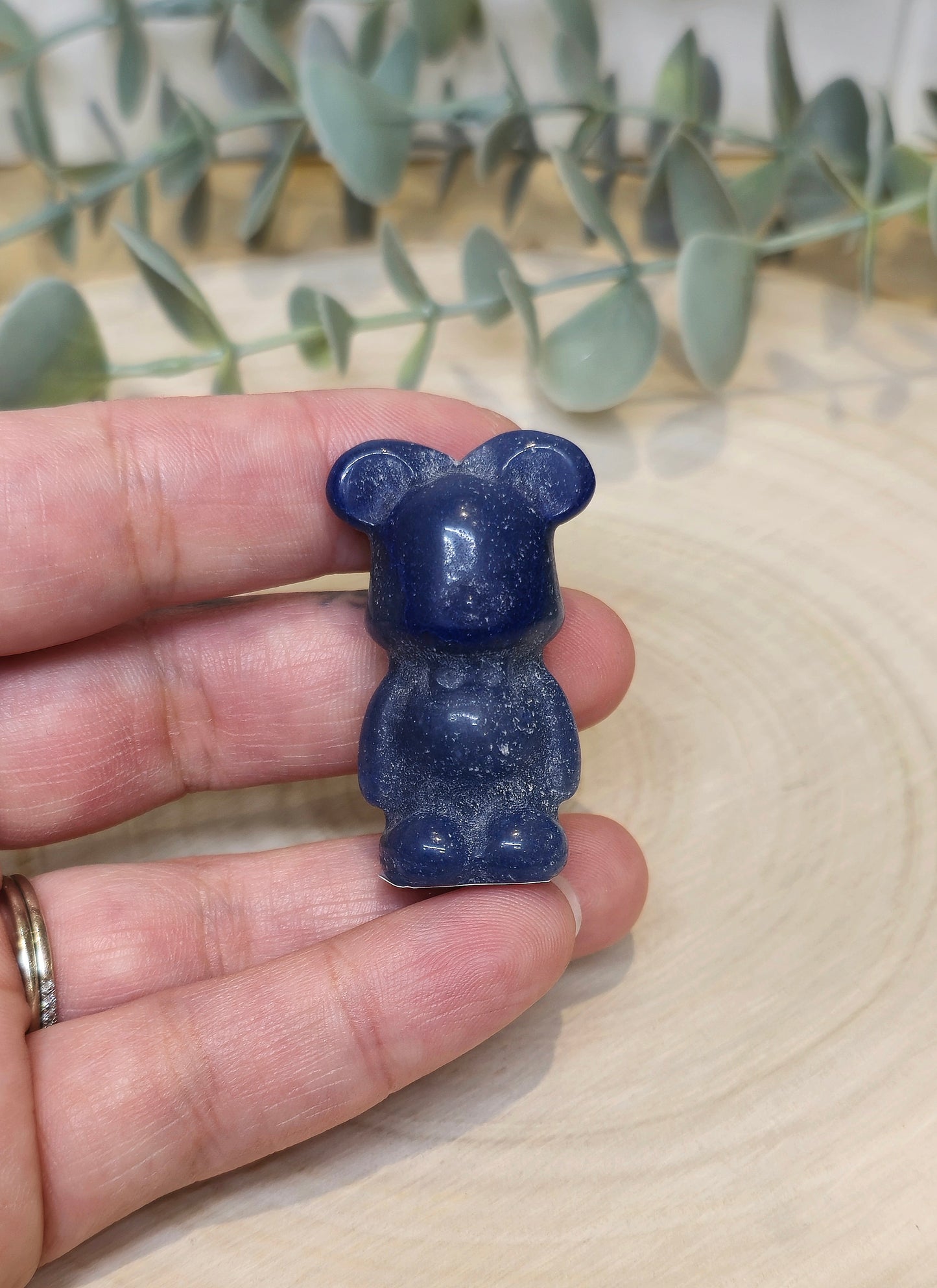 Ours Aventurine bleue