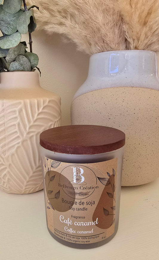 Bougie de soja - Café caramel
