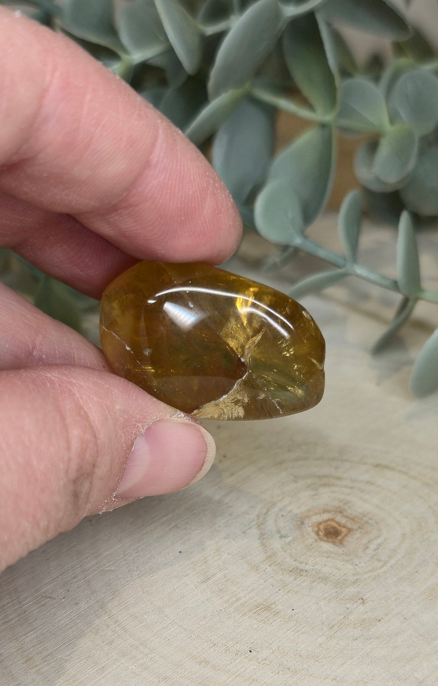 Citrine naturelle du Brésil grade extra barattée