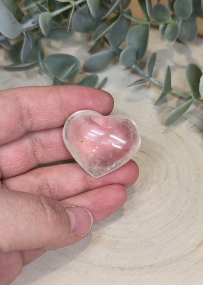 Coeur en Quartz clair
