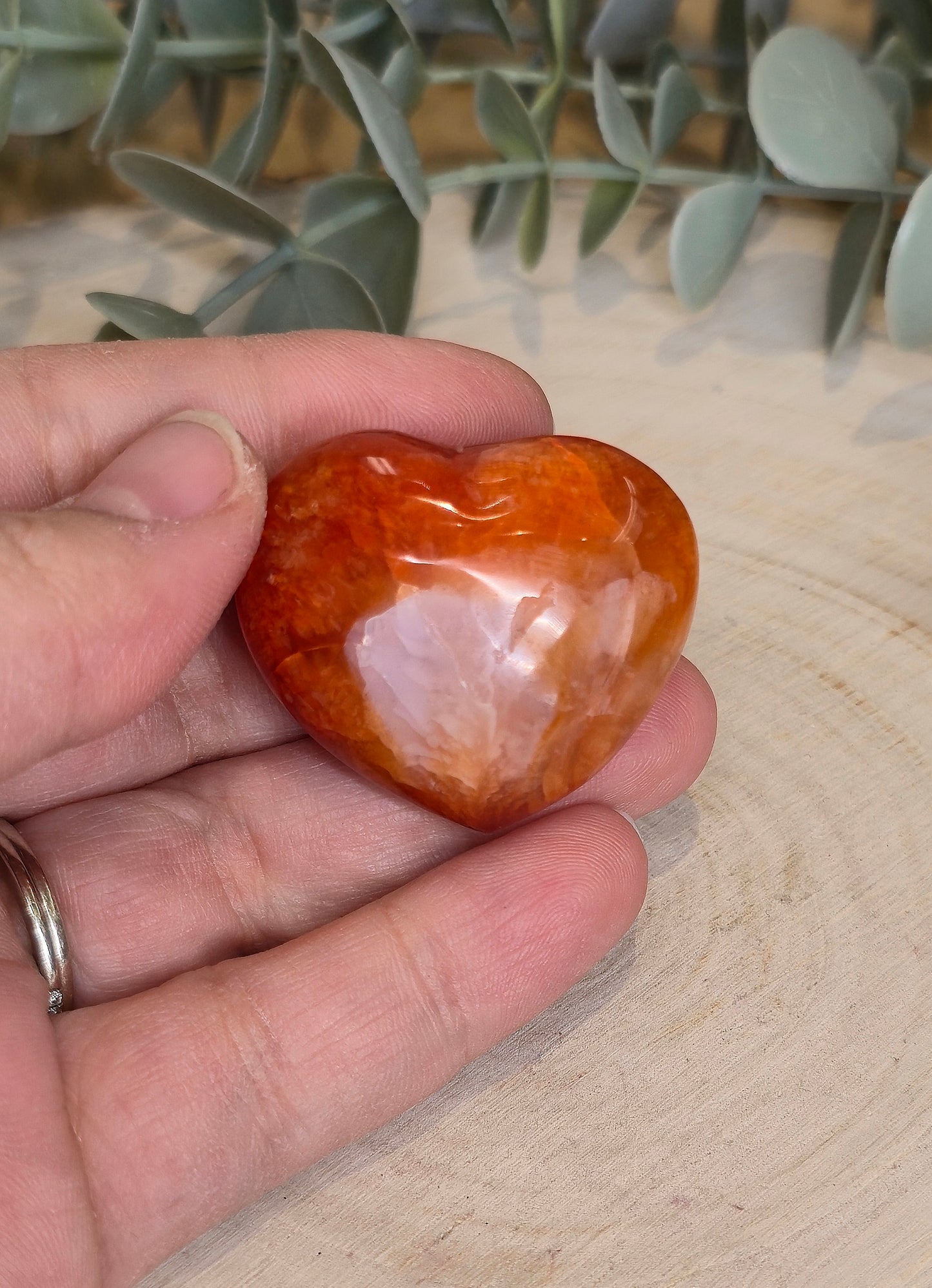 Coeur en Cornaline