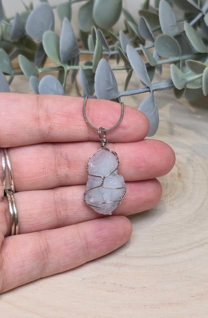 Collier Aigue-marine brute (Aquamarine)