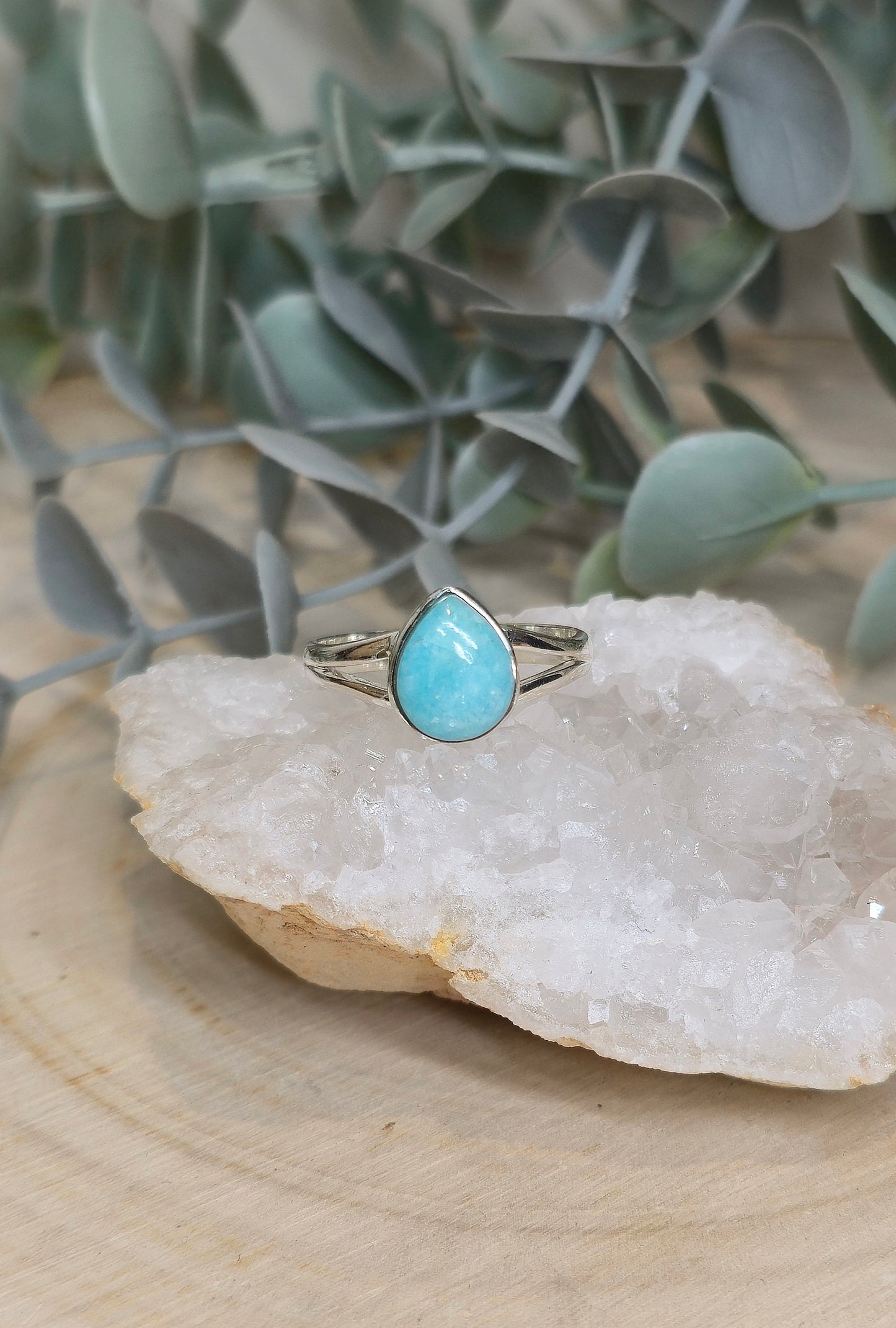 Bague Amazonite