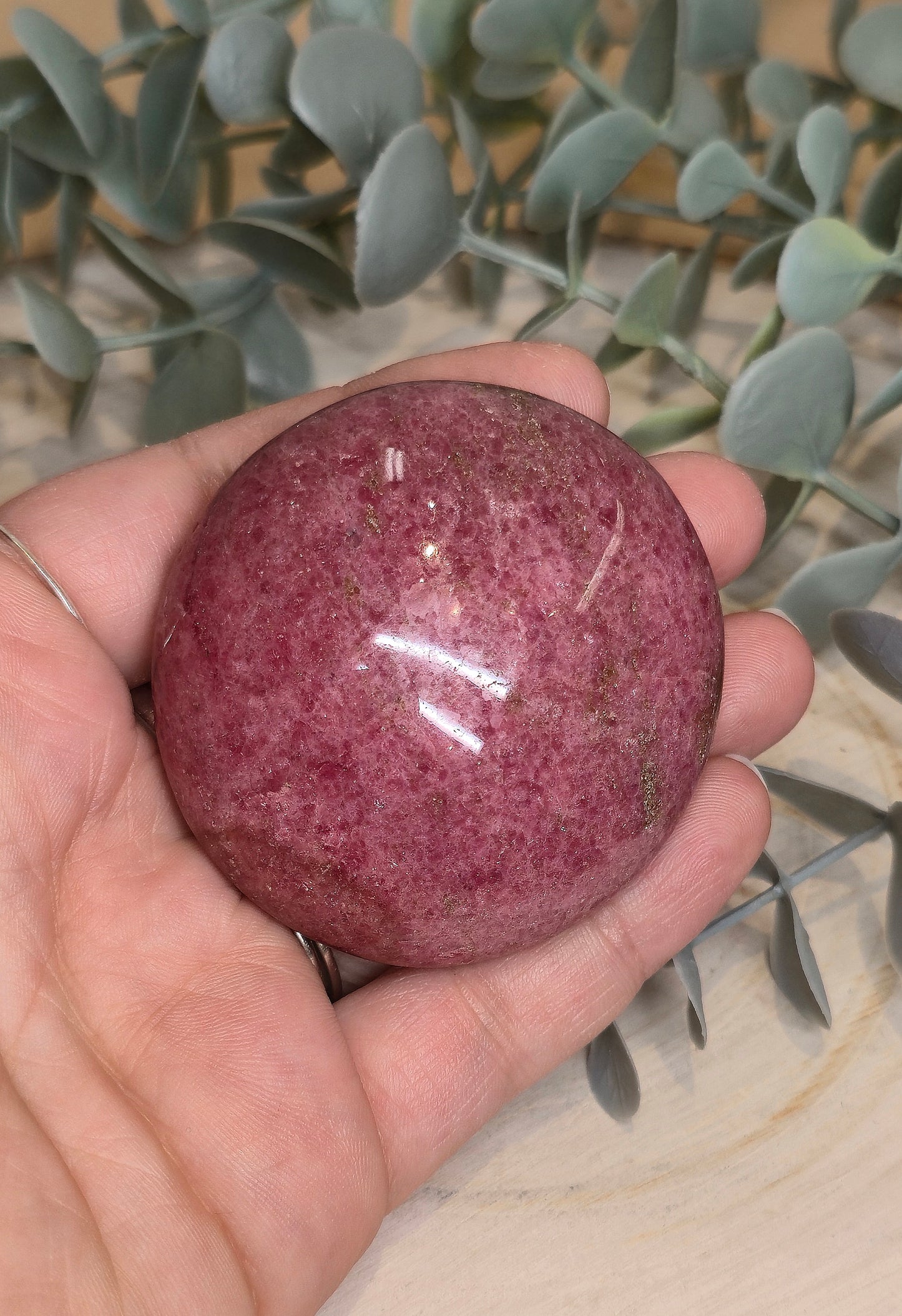 Pierre de paume Rhodonite